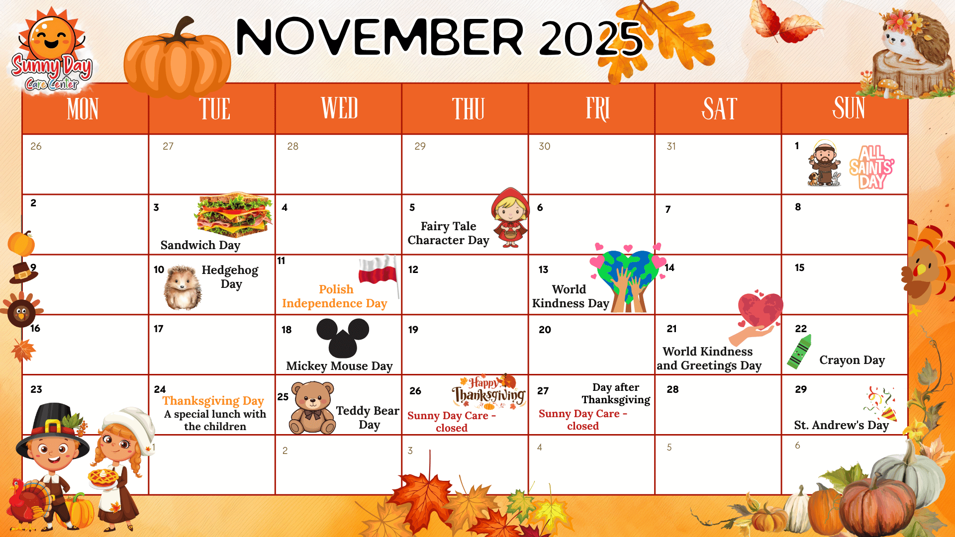 Calendar 2 november 2026